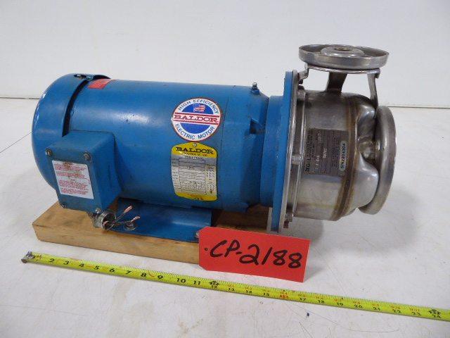 Used Centrifugal Pump - Goulds 5 HP 2&quot; Inlet 1&quot; Outlet Centrifugal Pump-Pumps - Centrifugal