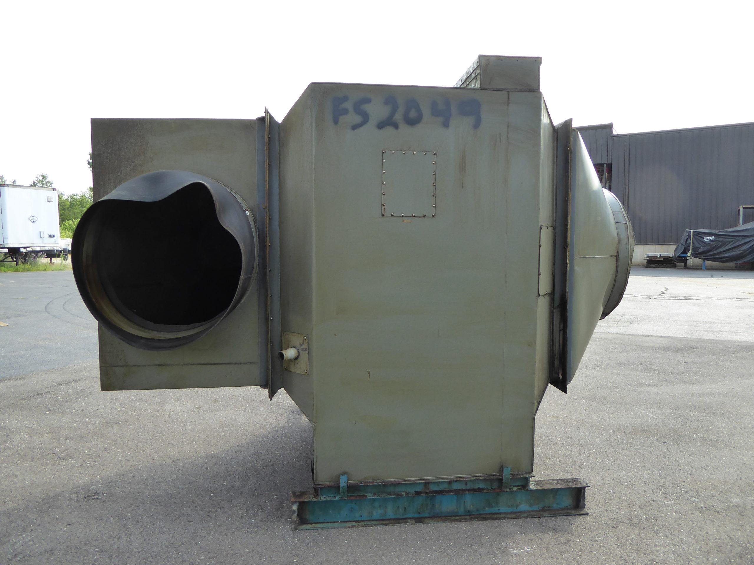 Used Fume Scrubber - Viron 7500 CFM Horizontal Fume Scrubber-Fume Scrubber