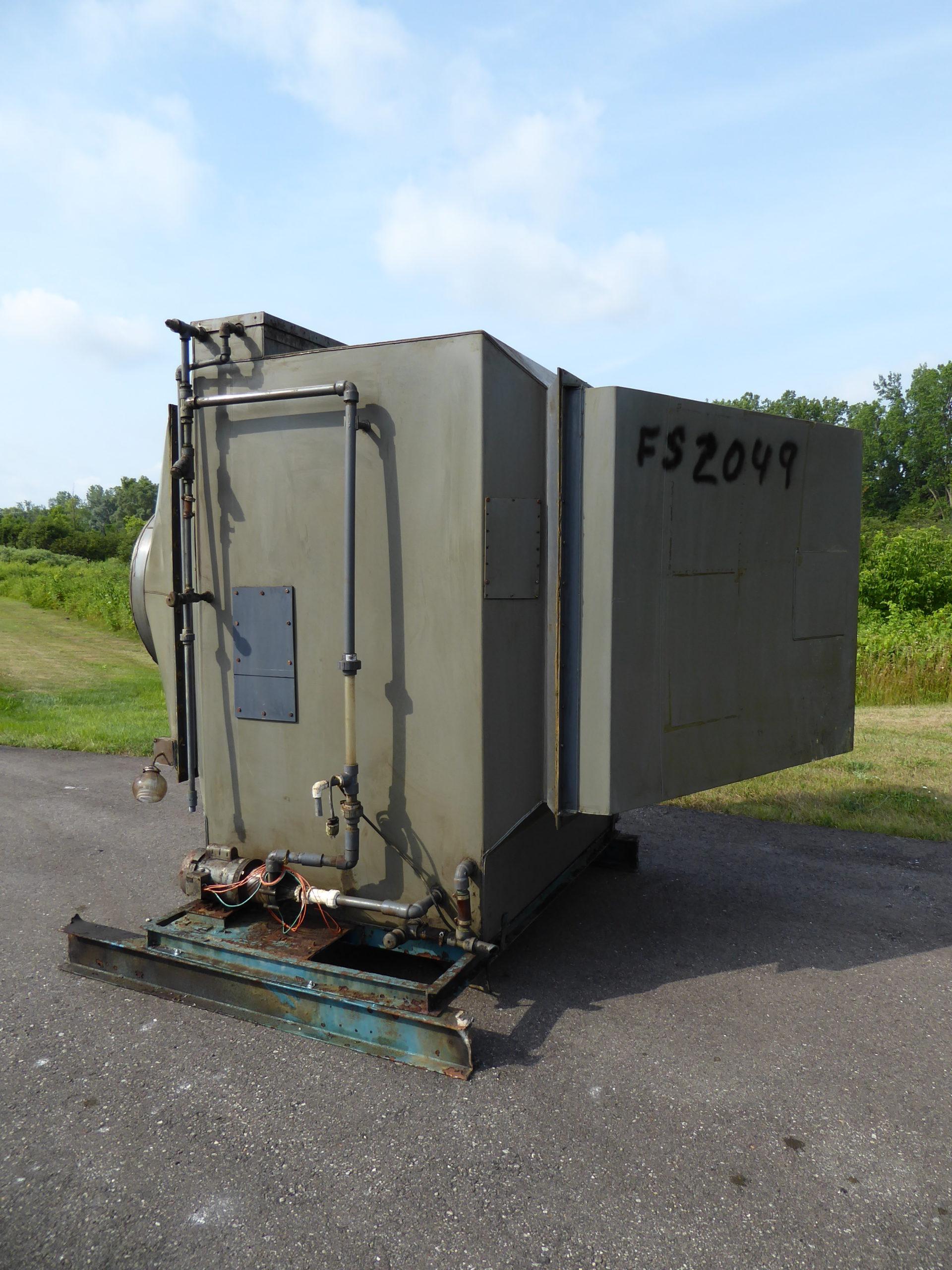 Used Fume Scrubber - Viron 7500 CFM Horizontal Fume Scrubber-Fume Scrubber