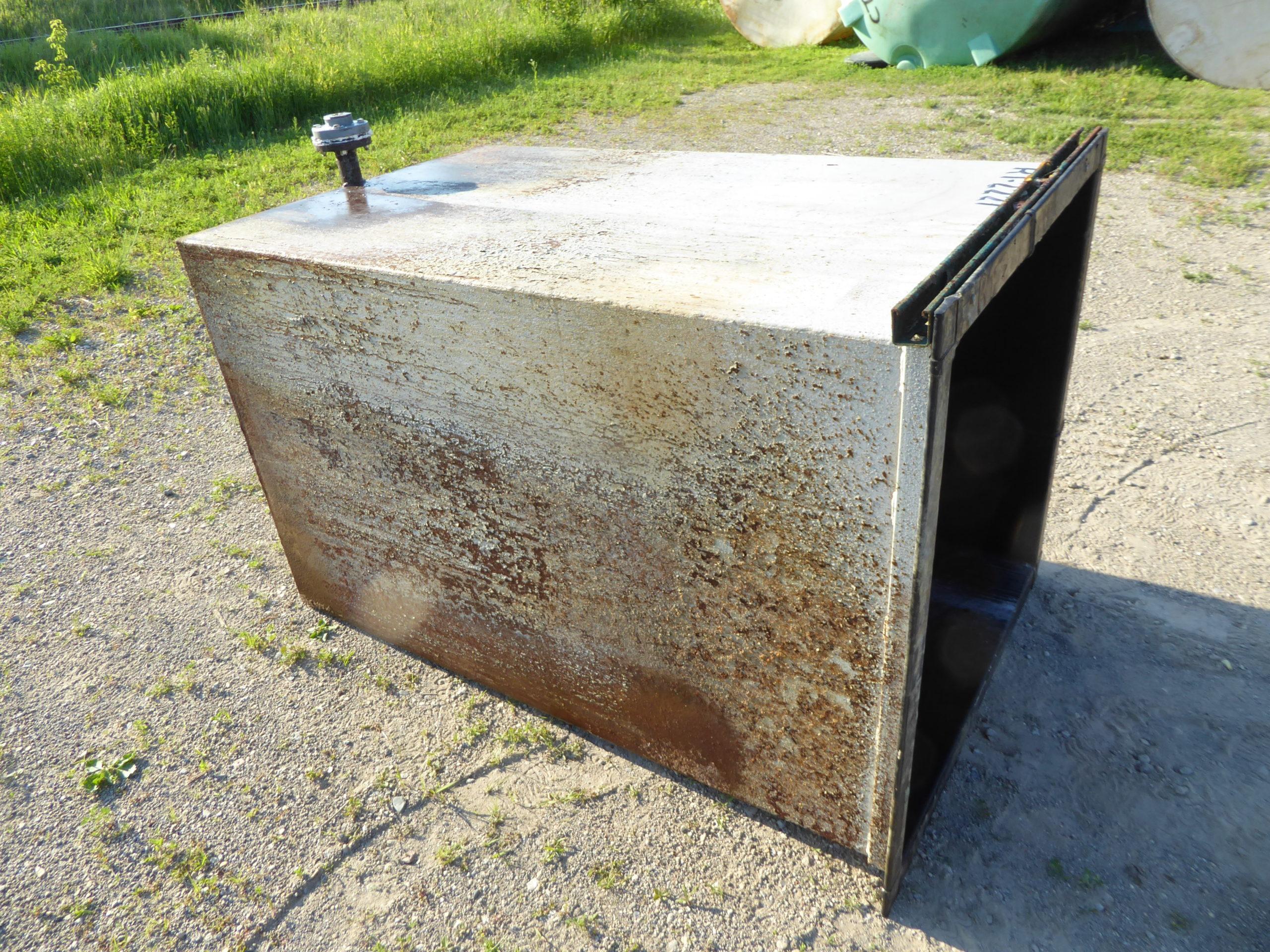 Used Rectangular Tank - 336 Gallon Steel Rectangular Tank RT2221-Tanks-Rectangular