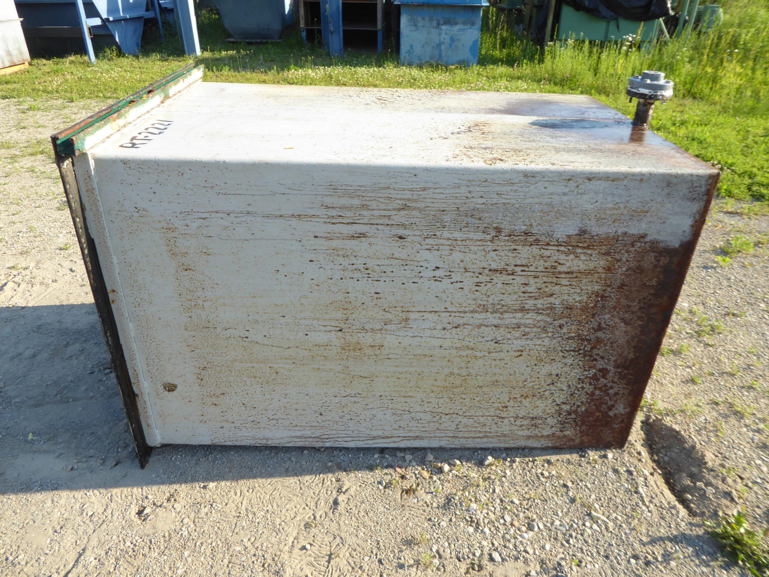 Used Rectangular Tank - 336 Gallon Steel Rectangular Tank RT2221-Tanks-Rectangular