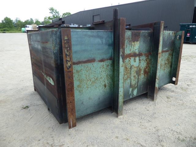 Used Rectangular Tank - 1445 Gallon Steel Rectangular Tank RT2231-Tanks-Rectangular