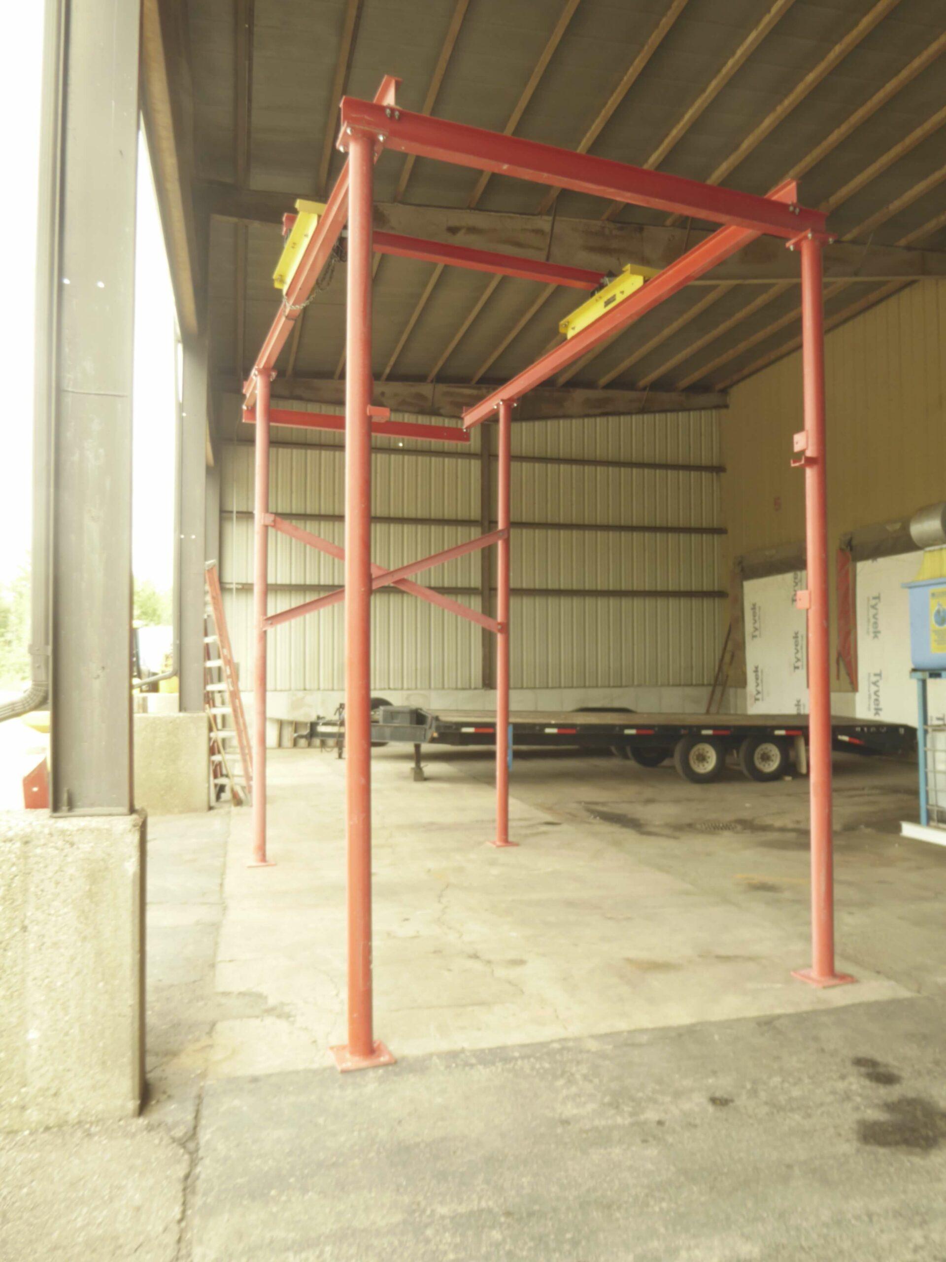 Saginaw Products 1 Ton Free Standing Bridge Crane H2373