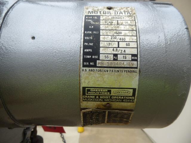 Budgit 1 Ton Chain Hoist H2378