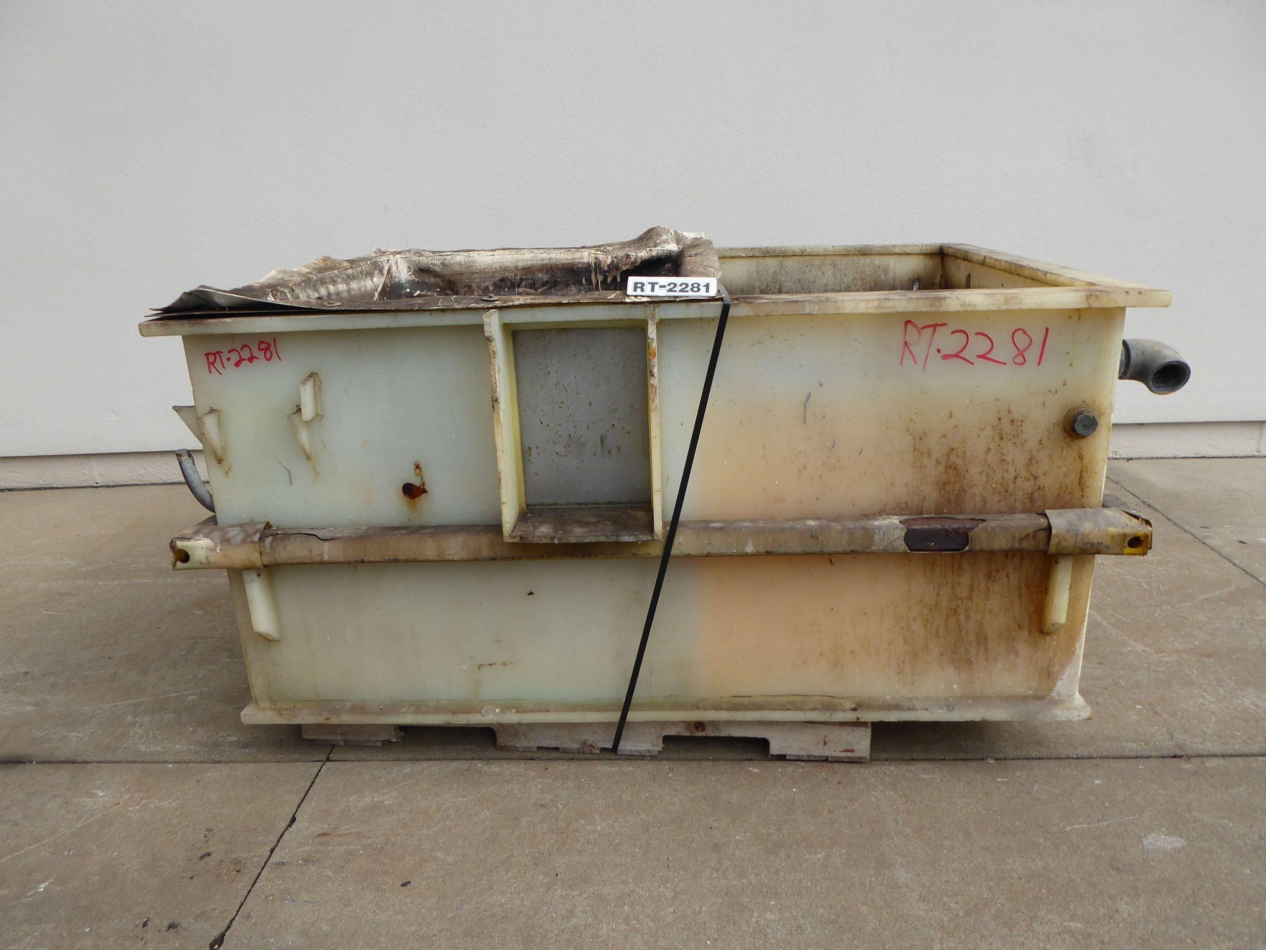 340 Gallon Poly Rectangular Tank RT2281