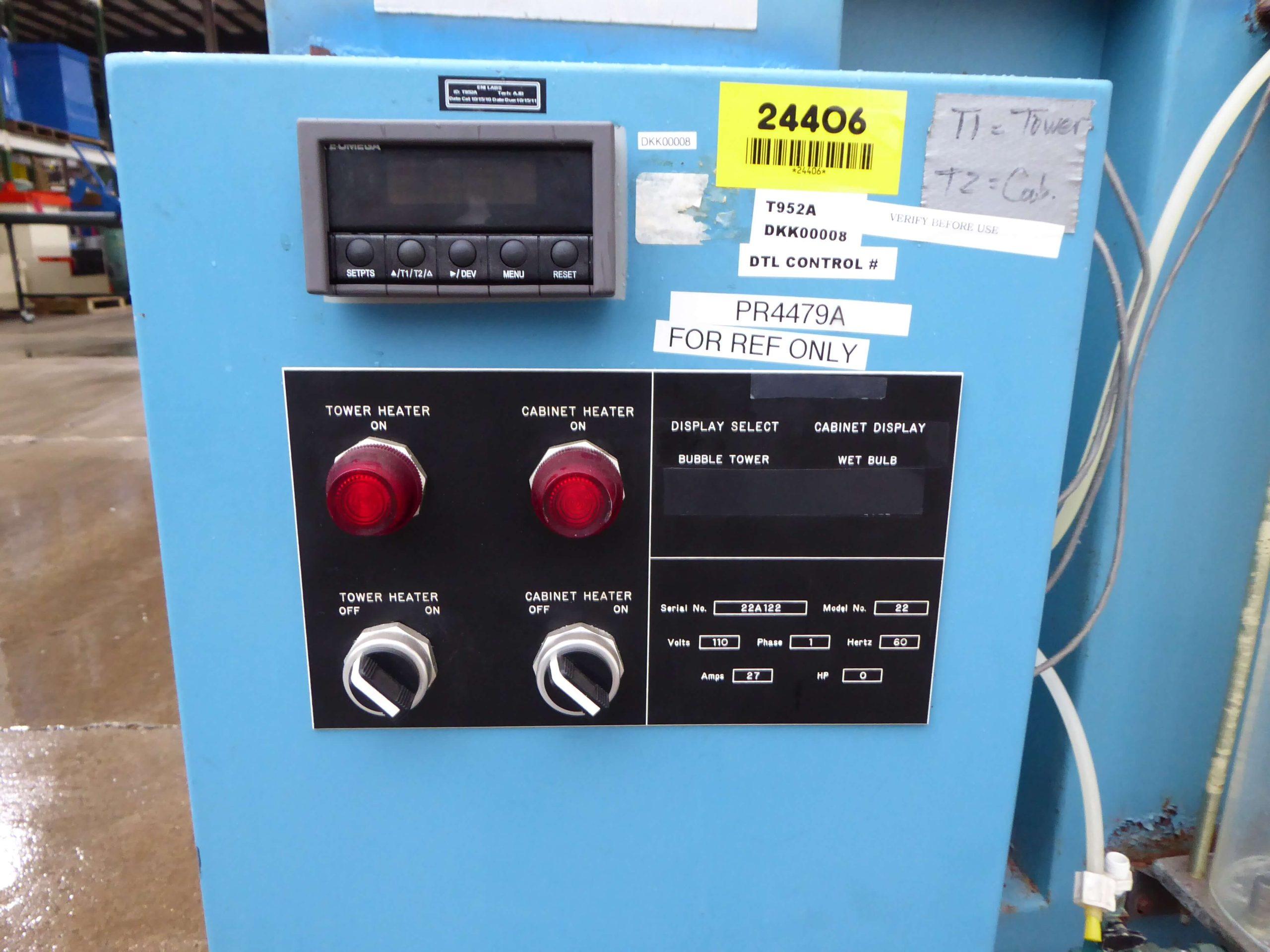 Harshaw Model 22 Salt Spray Chamber SS2717