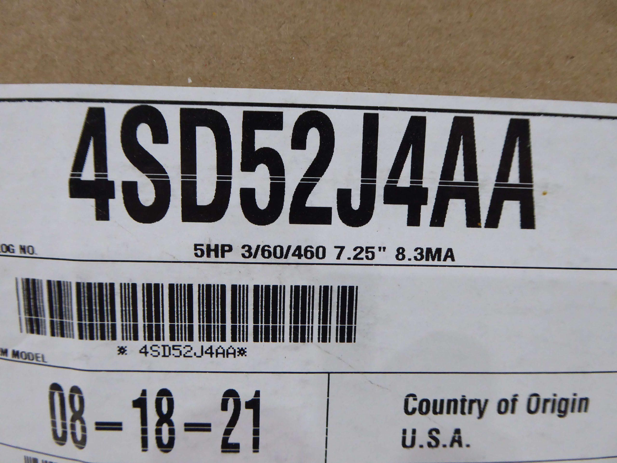Goulds 5 HP 4" Inlet 4" Outlet Centrifugal Pump CP2279