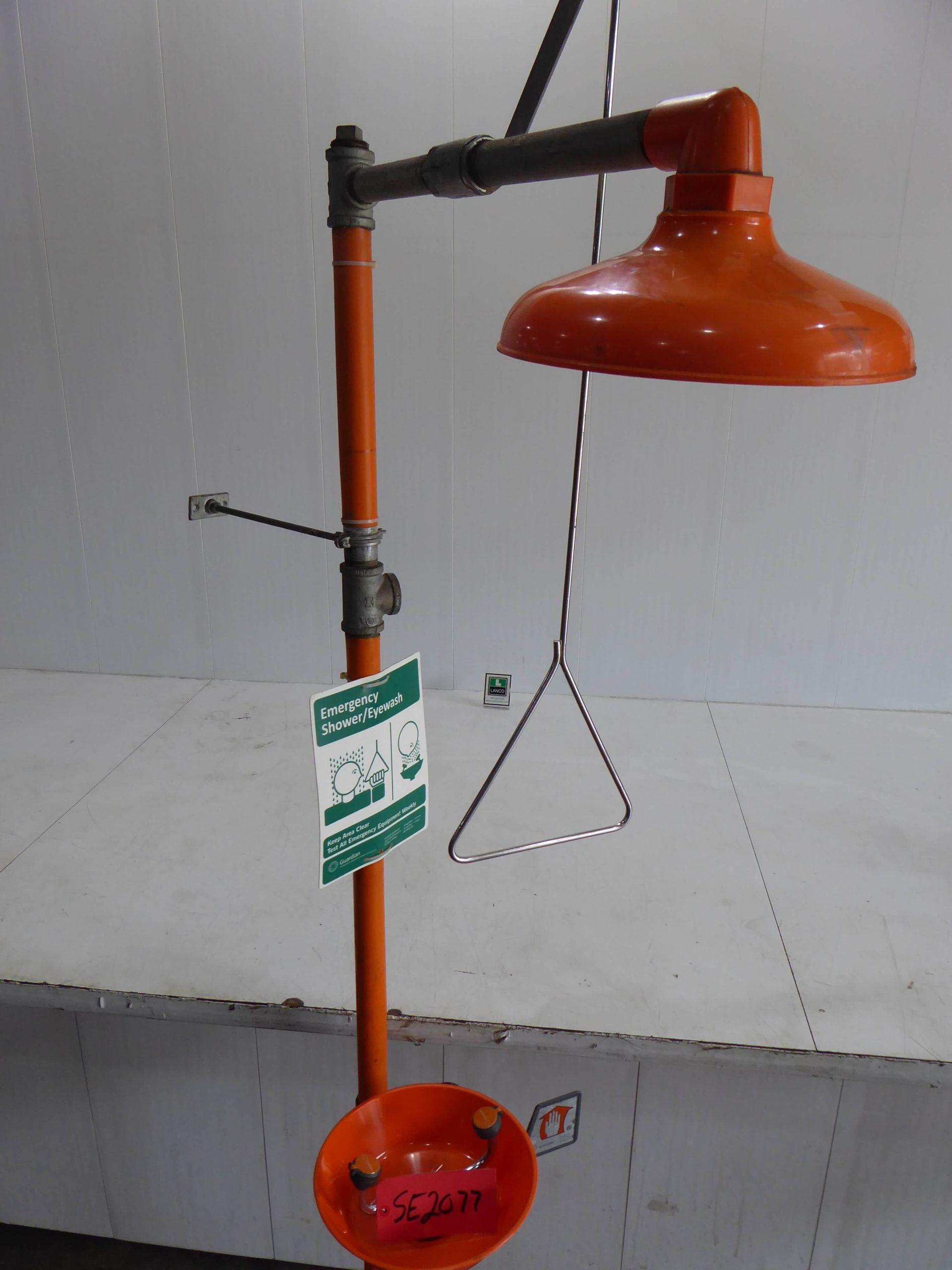 Guardian Steel and Plastic Emergency Shower/Eye Wash Station SE2077