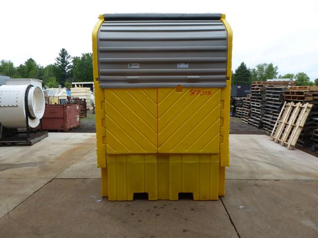 Ultratech Single IBC Hard Top Spill Pallet with Drain SE2078