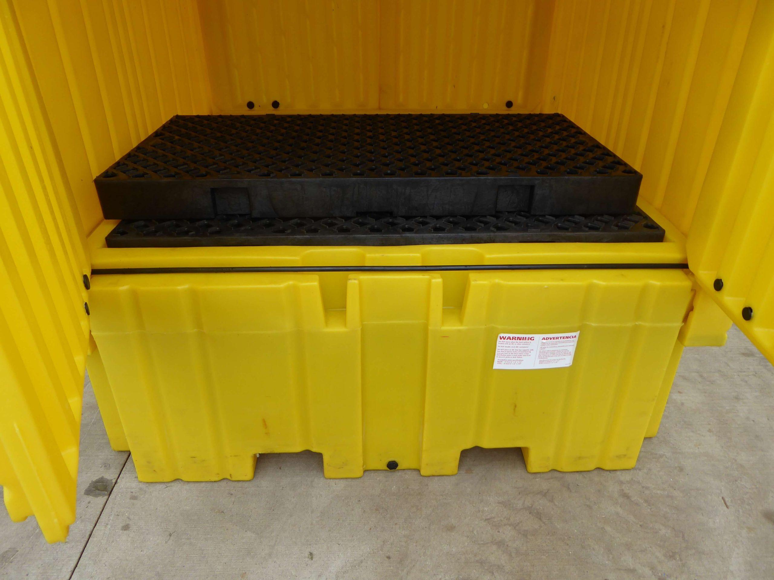 Ultratech Single IBC Hard Top Spill Pallet with Drain SE2078