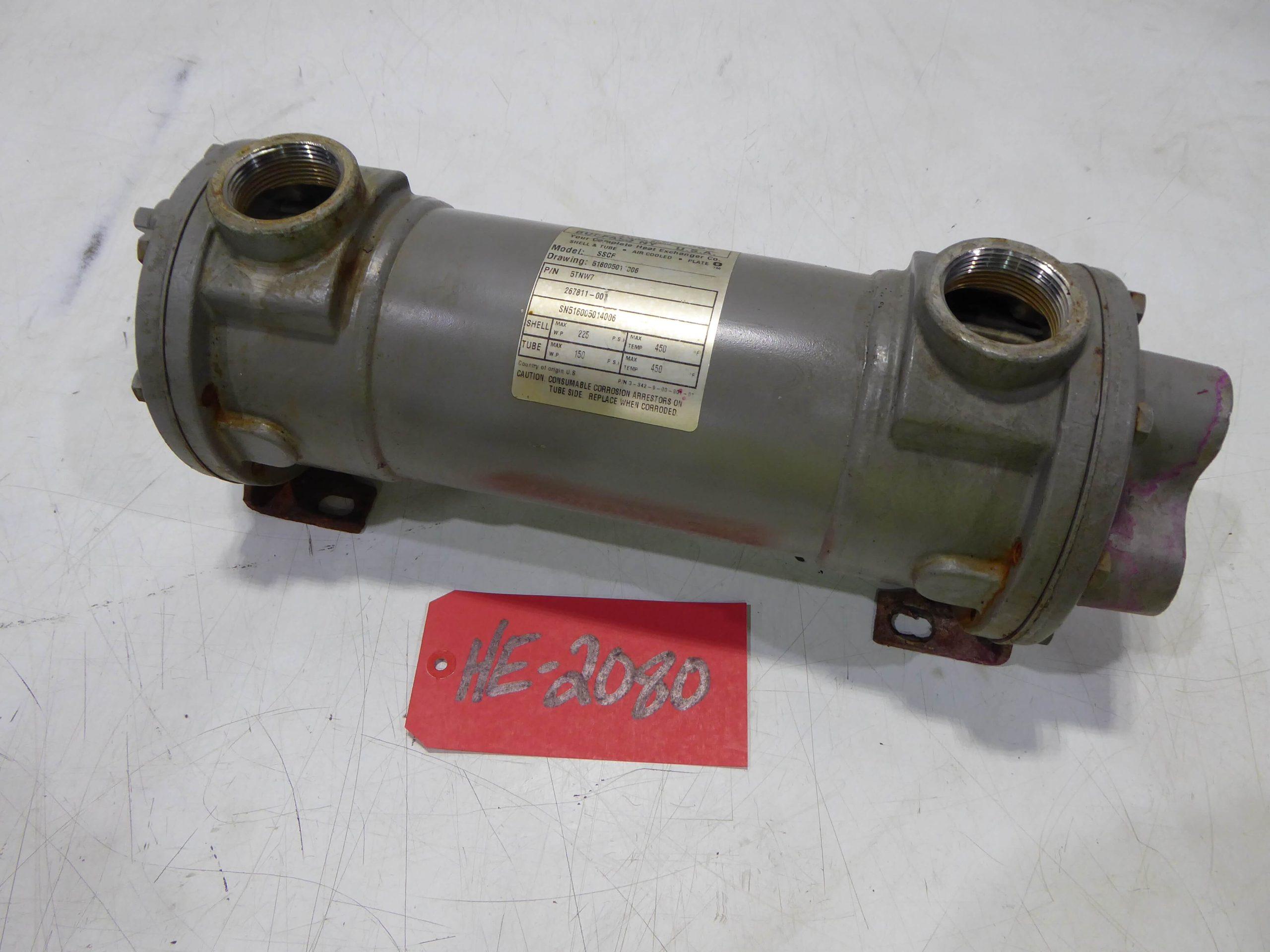 Standard Xchange Shell &amp; Tube Heat Exchanger HE2080