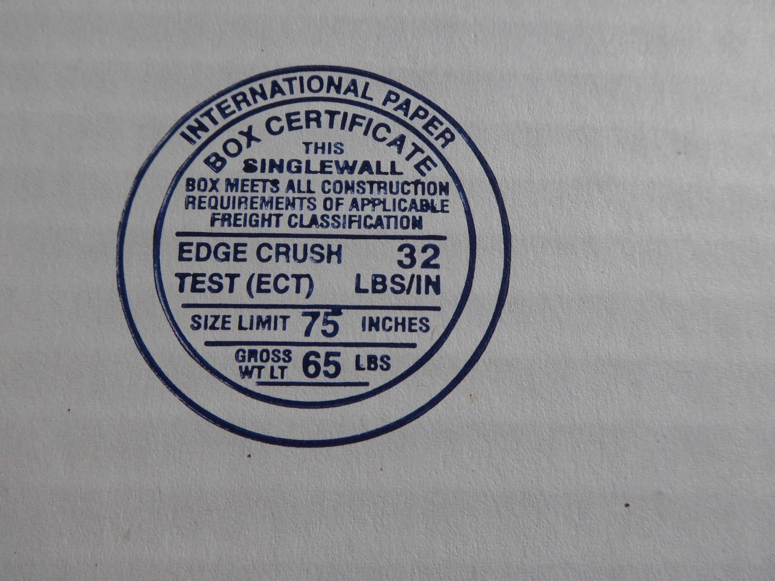 International Paper Single Wall Cardboard Boxes (1) Lot of 150 Pcs M4011