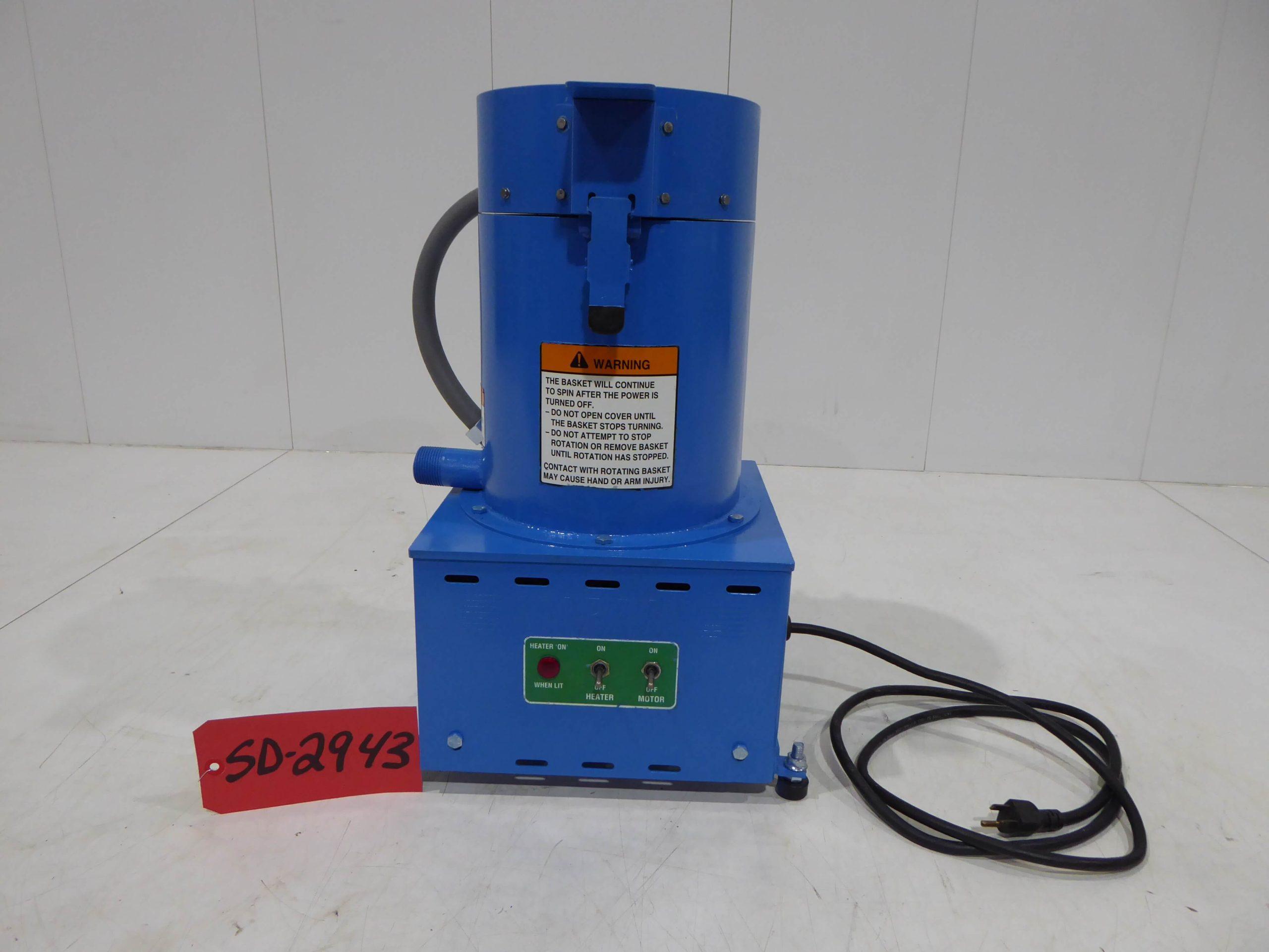 Nobles 6" x 6" Model 29792.2 Spin Dryer SD2943
