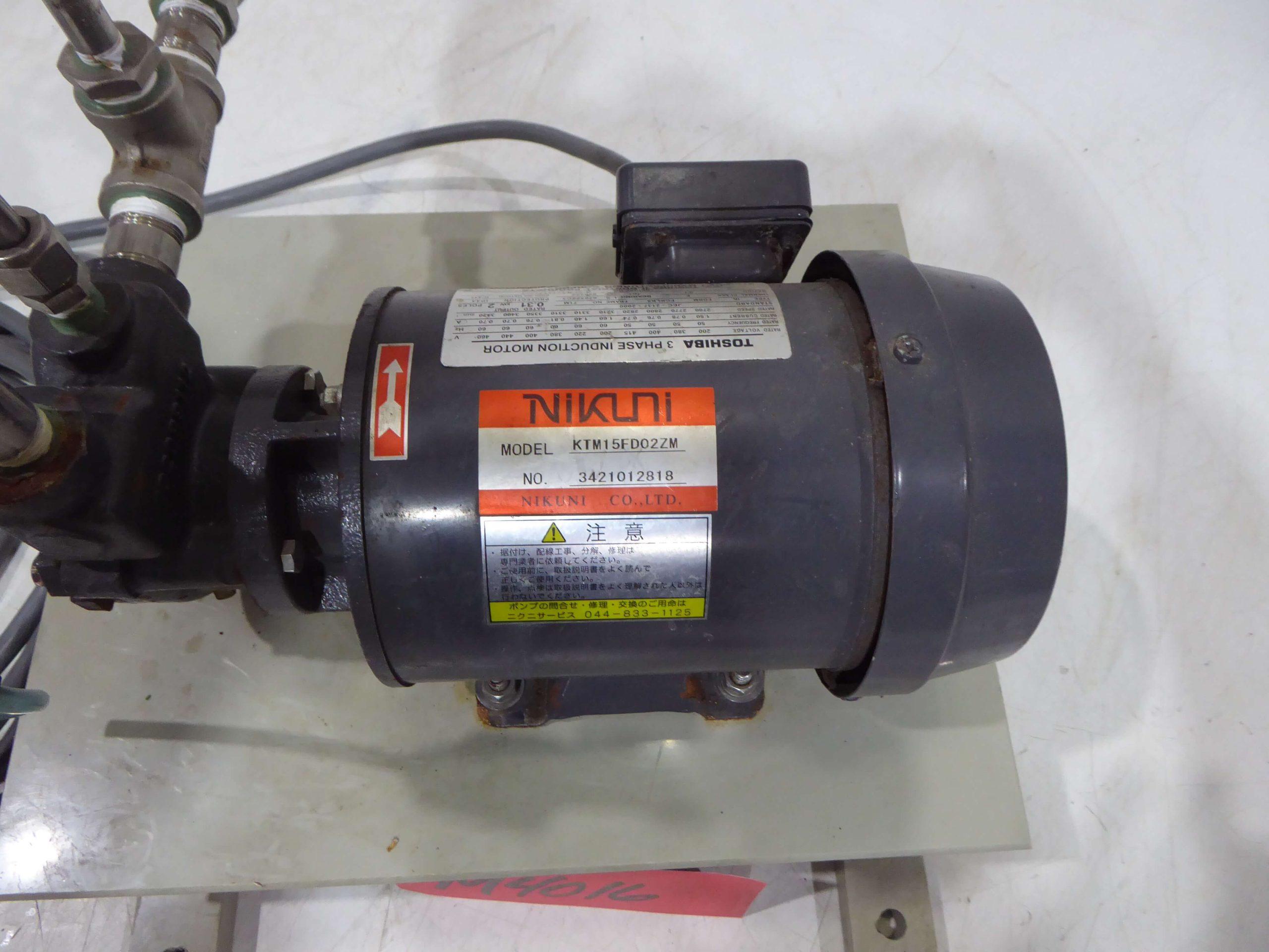 Nikuni Model KTM15FD02ZM Regenerative Turbine Pump M4016