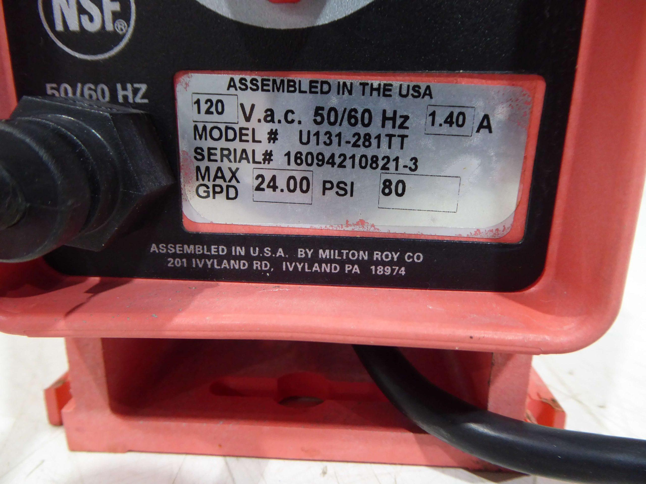 Unidose 1 GPH Metering Pump MP2212