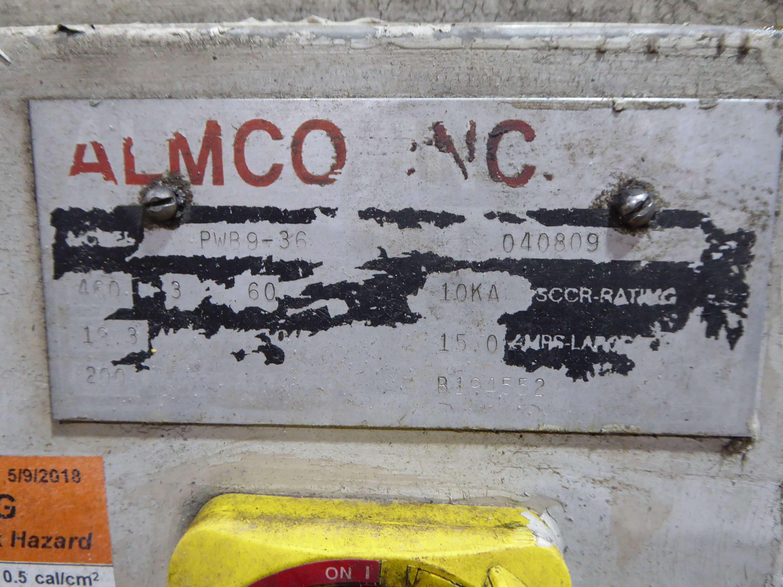 Almco Continuous Belt Washer WH2152