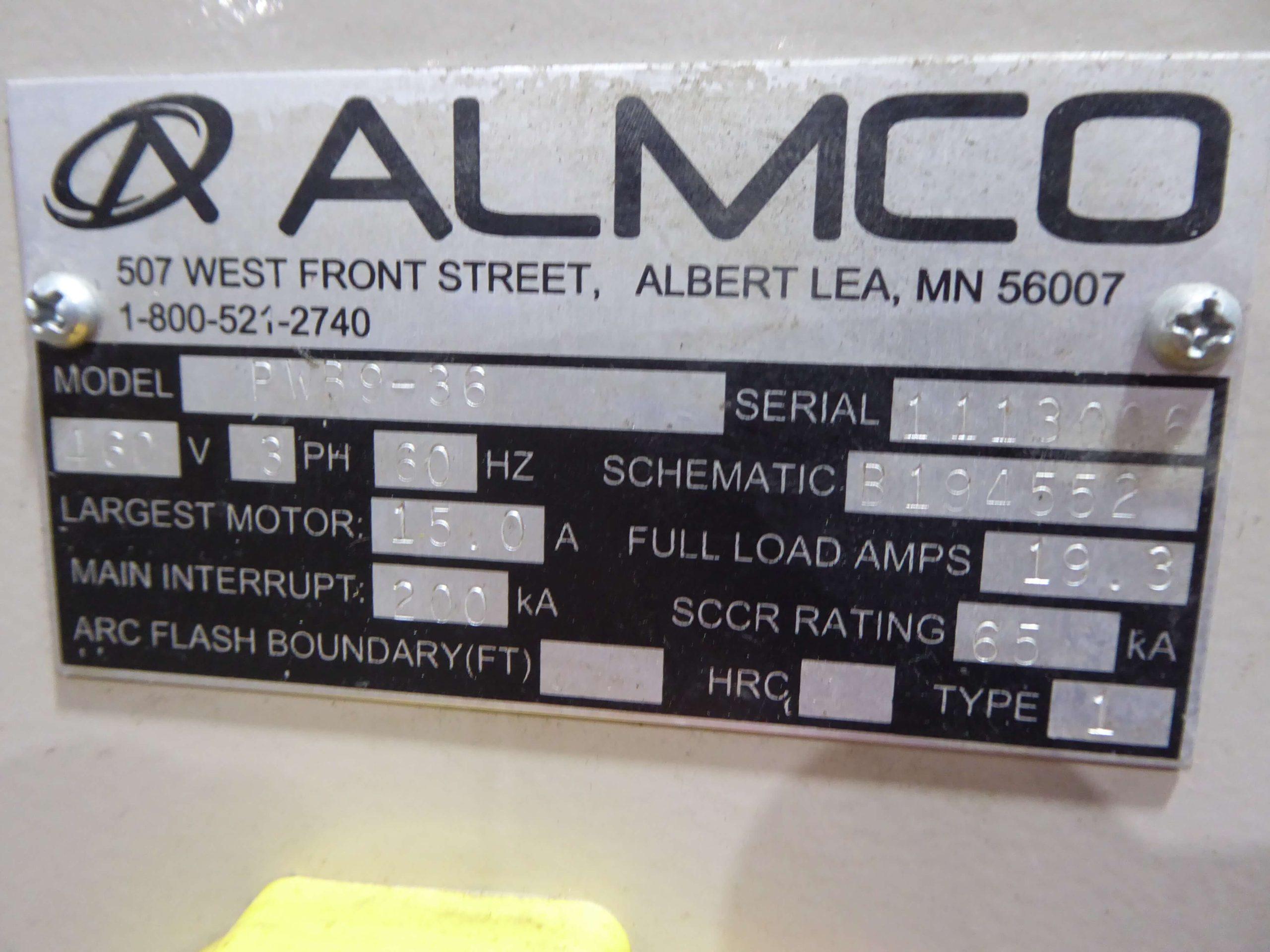 Almco Continuous Belt Washer WH2153