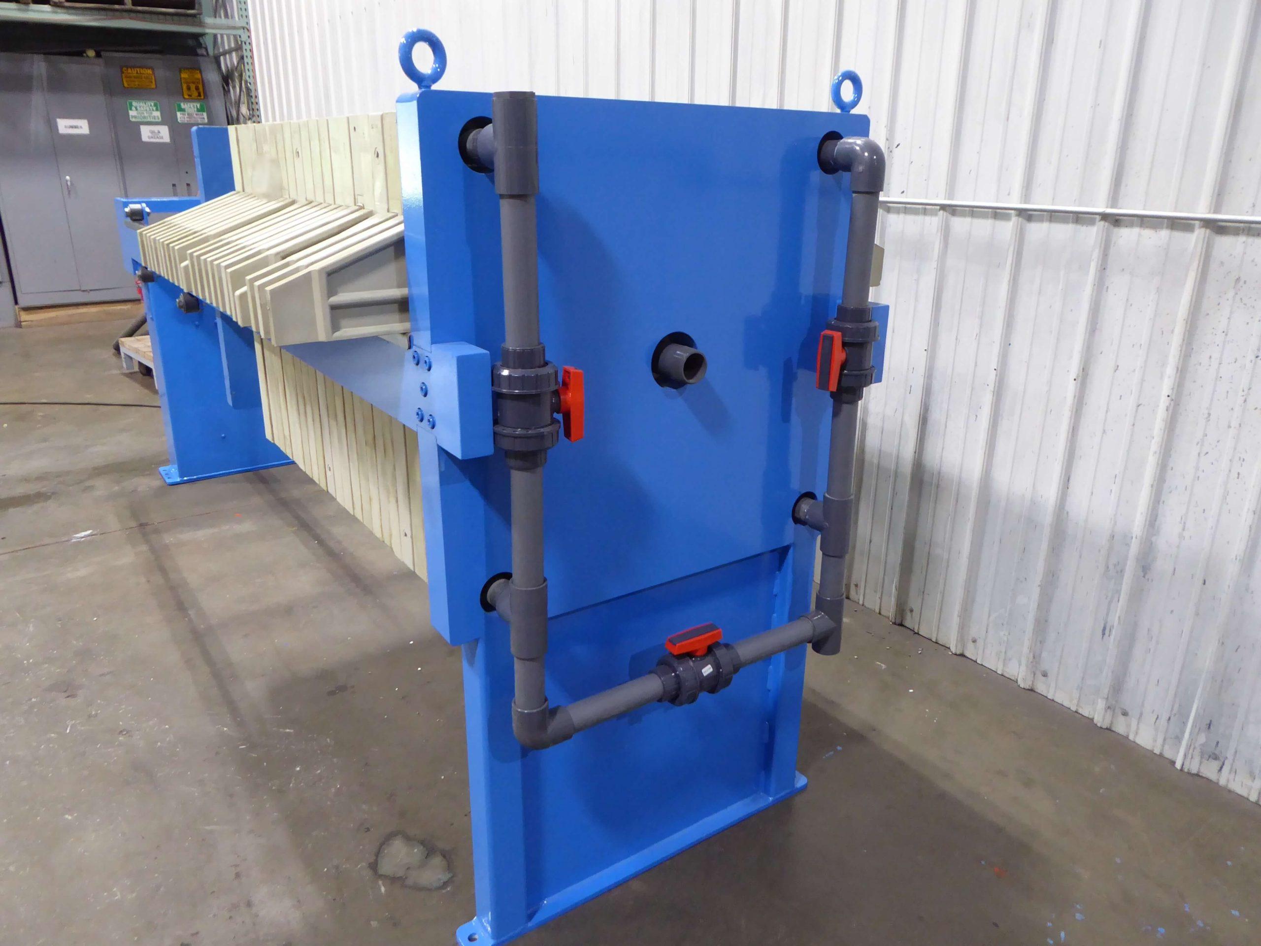 Beckart Hy-Pack 10 Expandable to 17 Cu' Air/Hydraulic Filter Press FP2605
