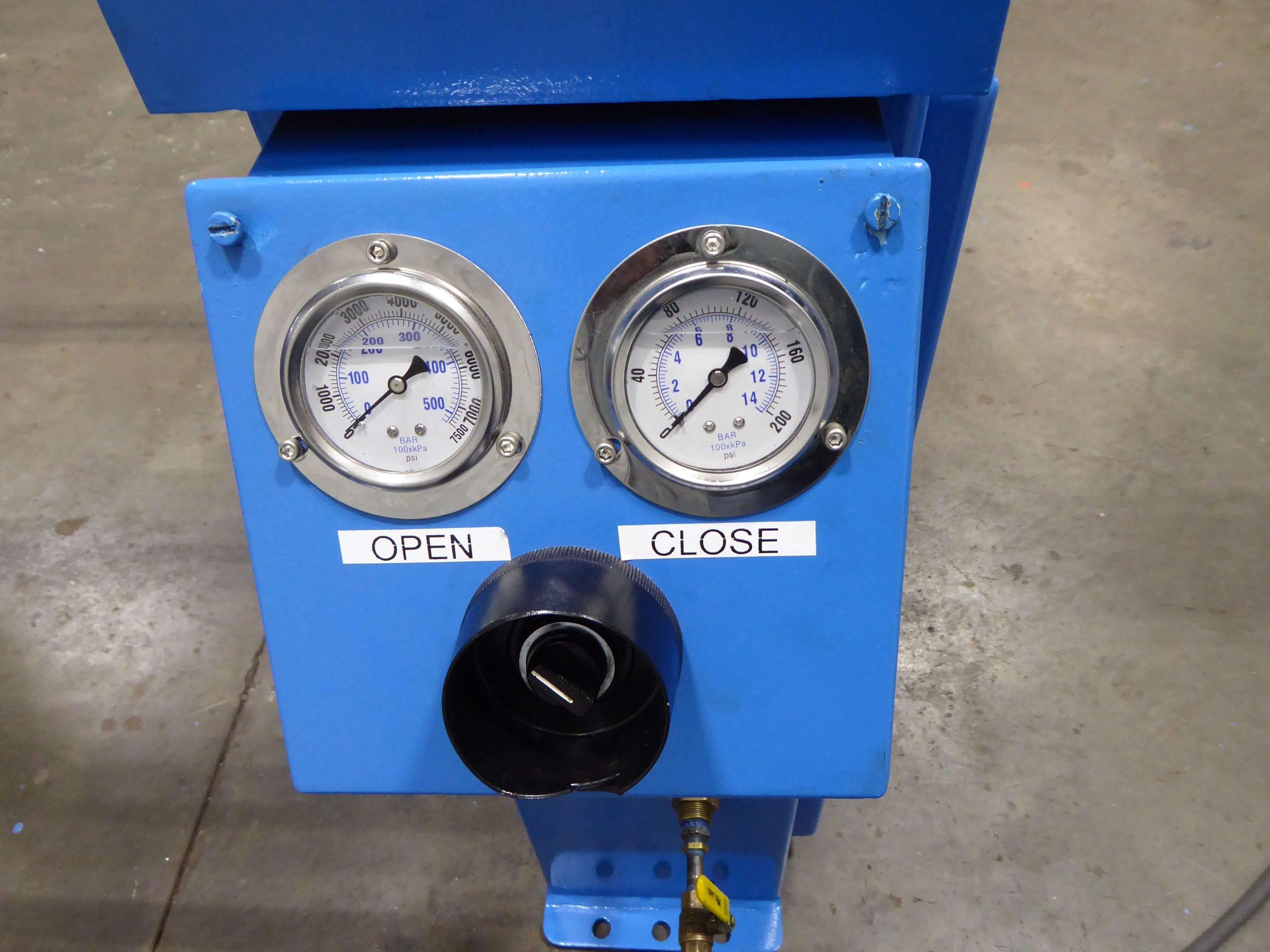 Beckart Hy-Pack 10 Expandable to 17 Cu' Air/Hydraulic Filter Press FP2605