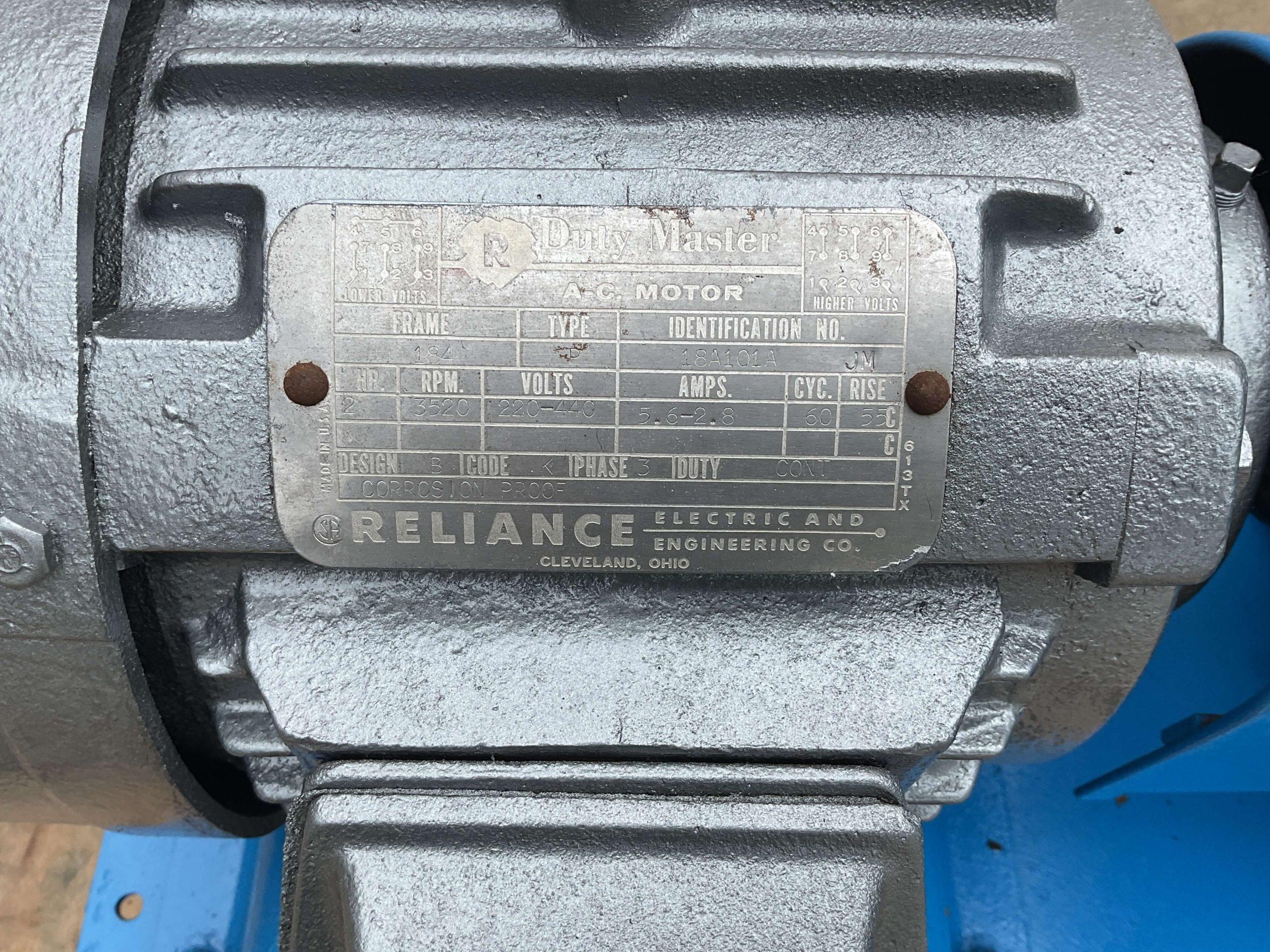 Hoffman 2 HP Steel Agitation Blower AA2259