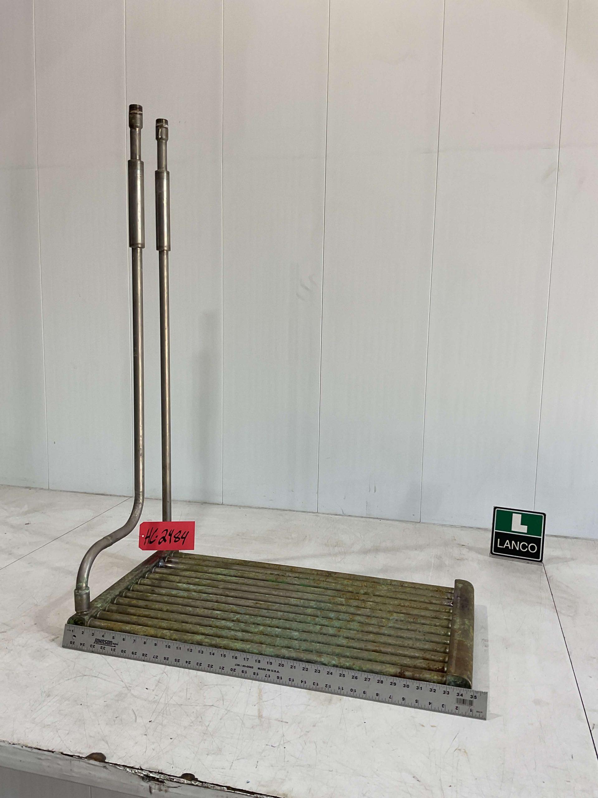 Titanium 35"L x 18"W x 48"H L-Shape Grid Heating Coil HC2484