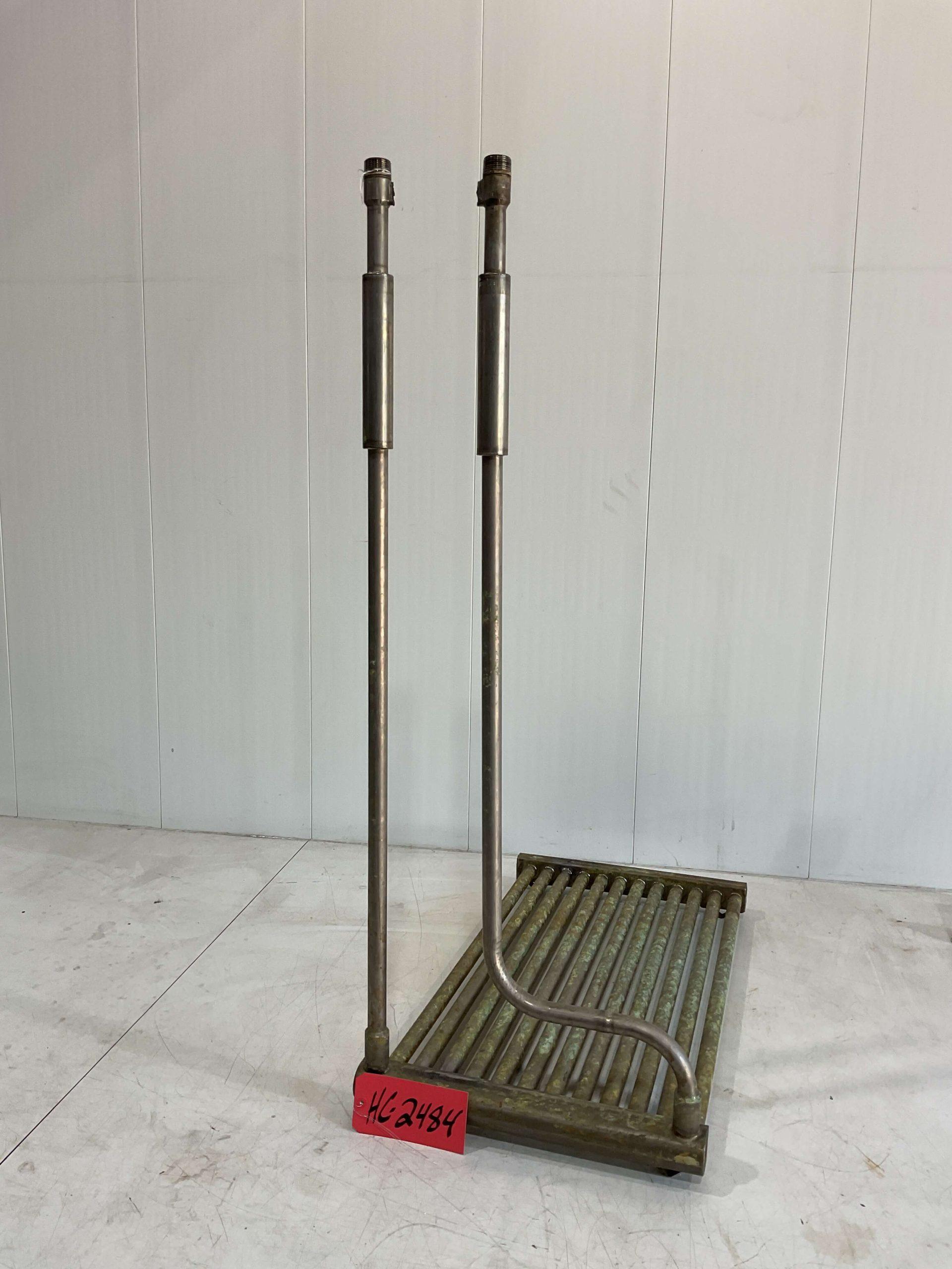 Titanium 35"L x 18"W x 48"H L-Shape Grid Heating Coil HC2484