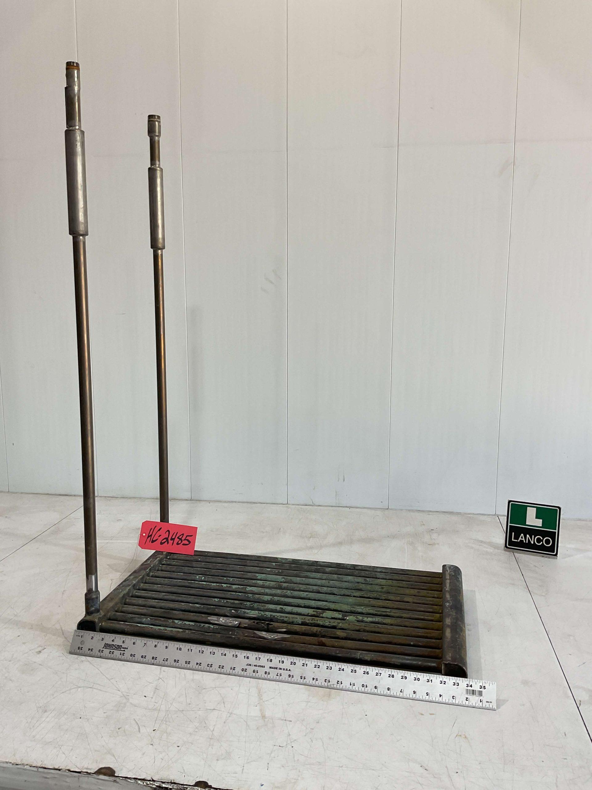 Titanium 48"L x 18"W x 35"H L Shape Grid Heating Coil HC2485