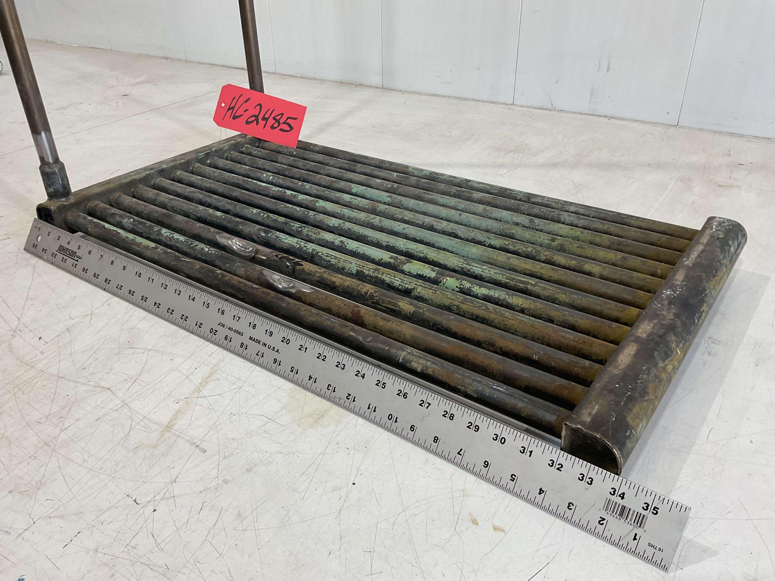 Titanium 48"L x 18"W x 35"H L Shape Grid Heating Coil HC2485