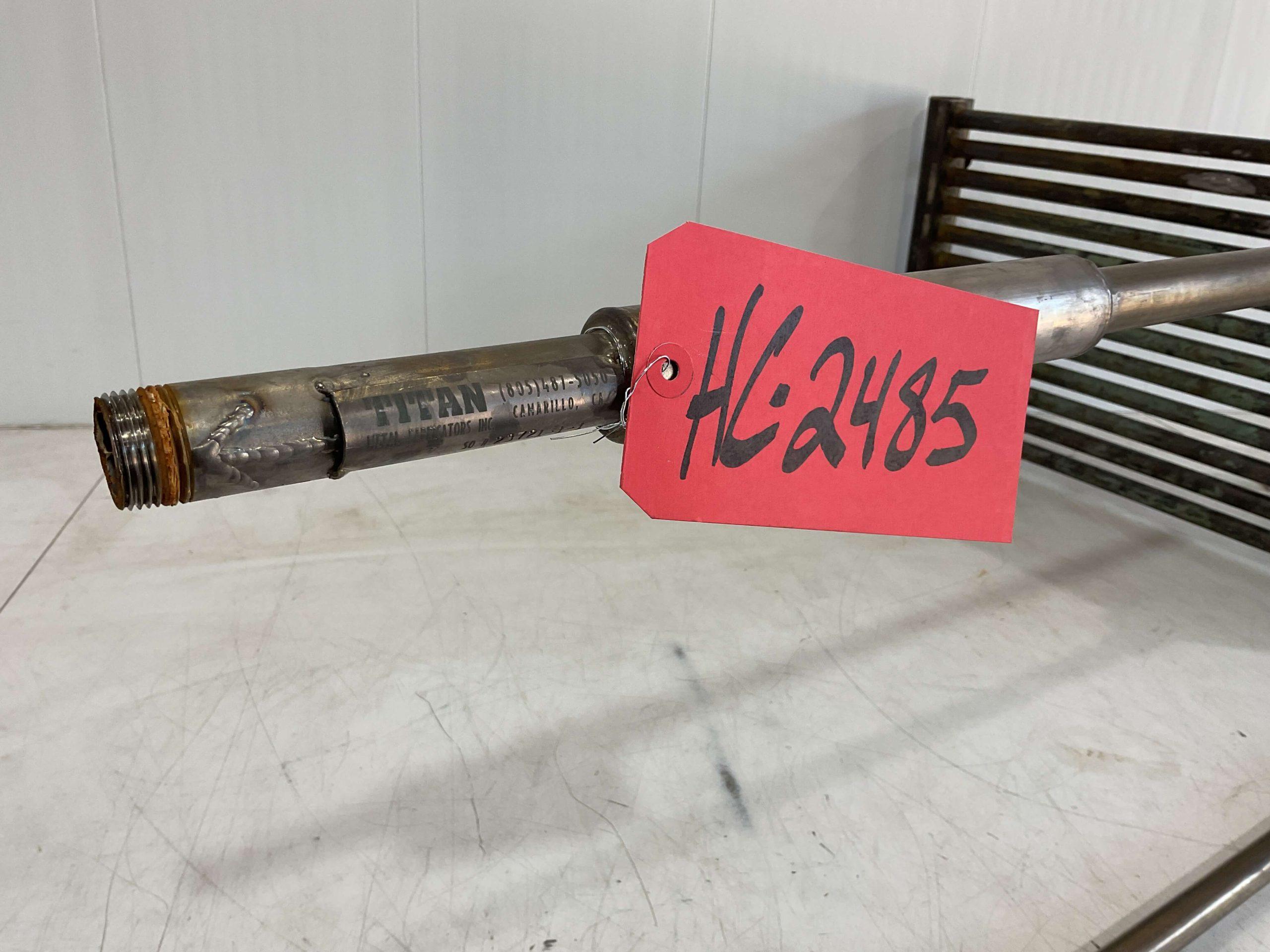 Titanium 48"L x 18"W x 35"H L Shape Grid Heating Coil HC2485