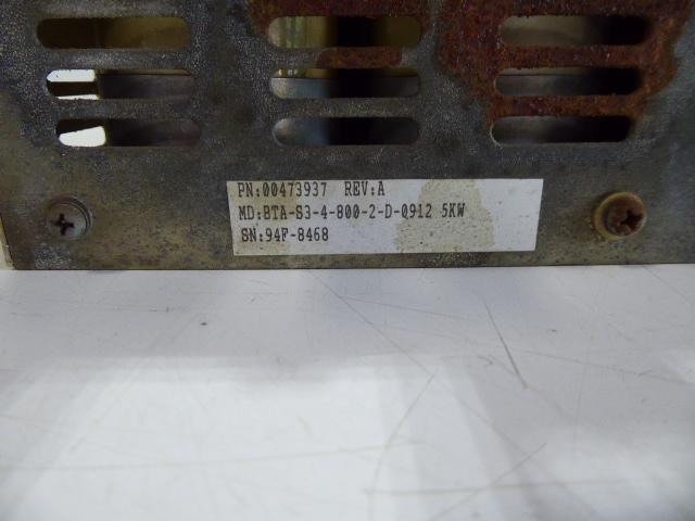800 Amp Baker Tech 4 Volt Switch Mode Rectifier R3461