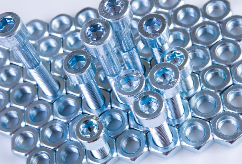 Chrome plated bolts and fasteners